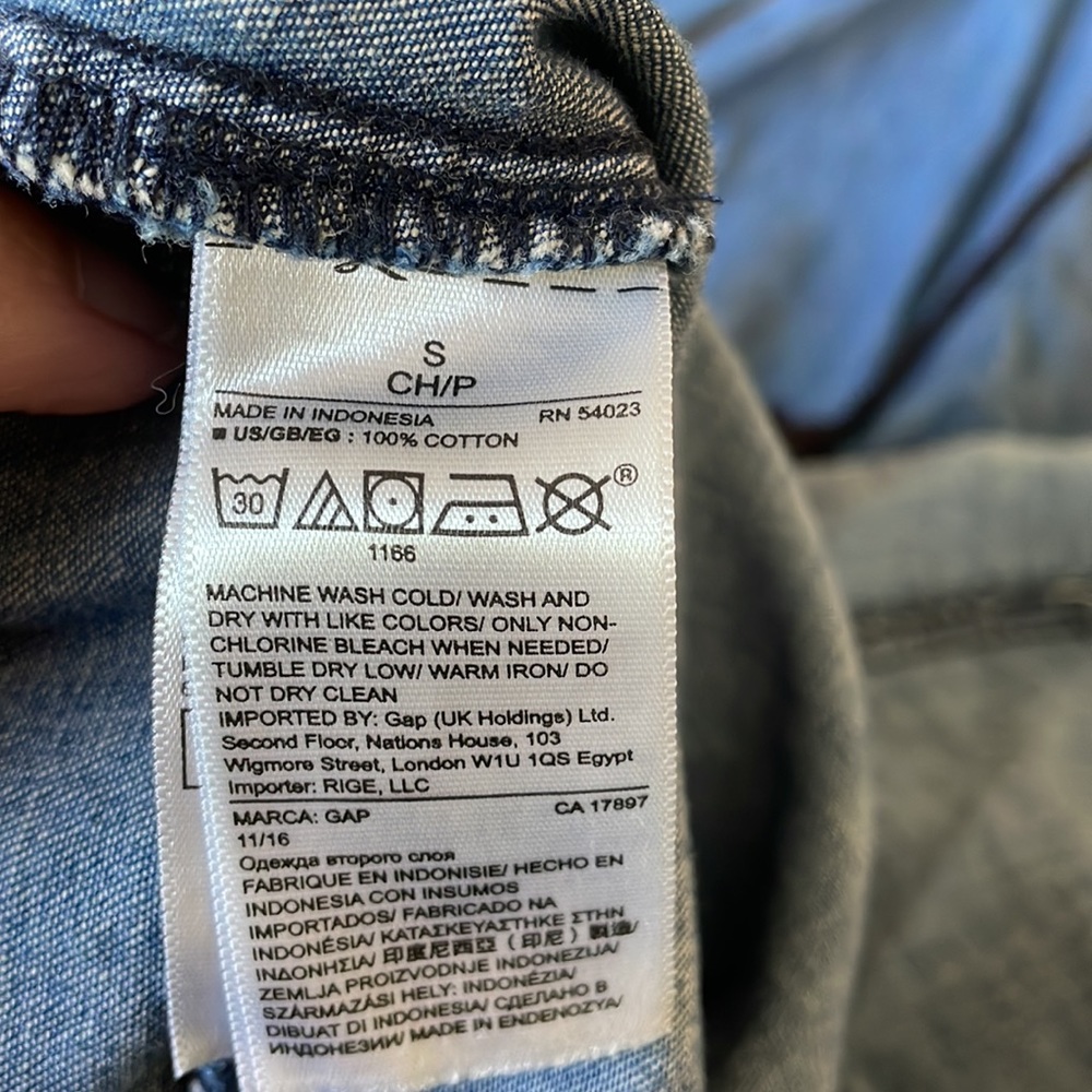GAP denim dress Small - Picture 10 of 11